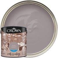 Crown Matt Emulsion Paint Spring Heather - 2.5 litres