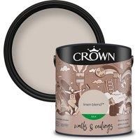 Crown Silk Emulsion Paint Linen Blend - 2.5 litres