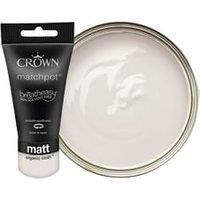 Crown Matt Emulsion Paint - Organic Cloth Tester Pot - 40ml