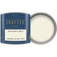 Crown Crafted Flat Matt Emulsion Paint - Collector's White - 125ml