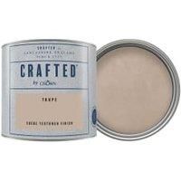 Crown Crafted Suede Textured Emulsion Paint - Taupe - 125ml