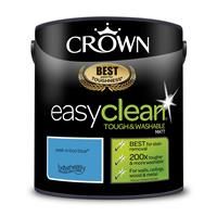 Crown Easyclean Tough & Washable Matt Paint Peek-a-boo Blue - 2.5L