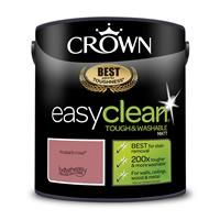 Crown Easyclean Tough & Washable Matt Paint Rhubarb Rose - 2.5L