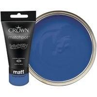 Crown Matt Emulsion Bright Bluejay 40ML