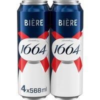 Kronenbourg 1664 Biere Beer Lager 4x568ml Pint Can