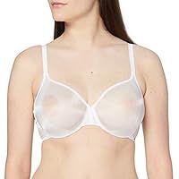 Gossard Women/'s Glossies Sheer U/Wired Bra, White, 32D