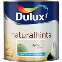 Dulux Natural hints Apple white Matt Emulsion paint 2.5L