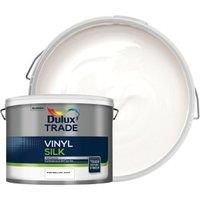 Dulux Trade Pure brilliant white Silk Emulsion paint 10L