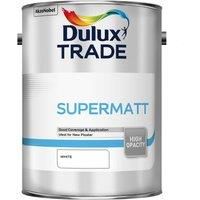 Dulux Trade White Super matt Emulsion paint 5L