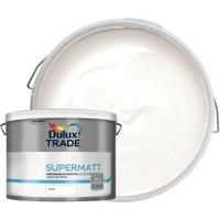 Dulux Trade White Super matt Emulsion paint 10L