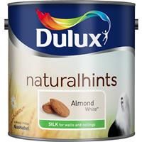 Dulux Natural hints Almond white Silk Emulsion paint 2.5L