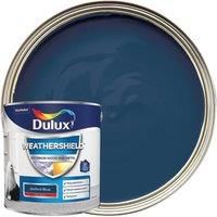 Dulux Weathershield Oxford blue Gloss Metal & wood paint 2.5L