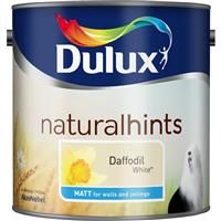 Dulux Natural hints Daffodil white Matt Emulsion paint 2.5L