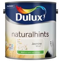Dulux Natural hints Jasmine white Silk Emulsion paint 2.5L