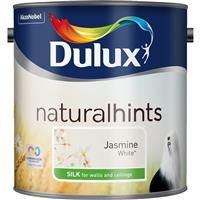Dulux Natural hints Jasmine white Silk Emulsion paint 5L