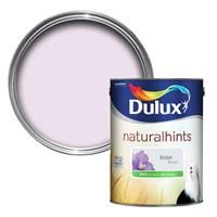 Dulux Natural hints Violet white Silk Emulsion paint 2.5L
