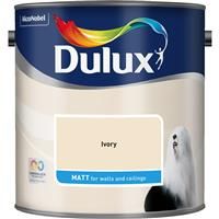 Dulux Ivory Matt Emulsion paint 5L