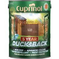 Cuprinol 5 year ducksback Autumn brown Fence & shed Wood treatment 5L