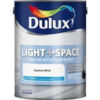 Dulux Retail Matt Light and Space Absolute White Paint 2.5 Litres / 5 Litres