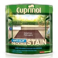 Cuprinol 2.5L Anti Slip Decking Stain - American Mahogany