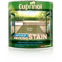 Cuprinol 2.5L anti slip Decking Stain - Golden Maple