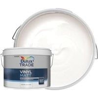 Dulux Trade Pure brilliant white Matt Emulsion paint 10L