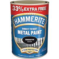 Hammerite Smooth 750ML+33% - Black