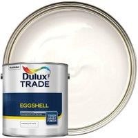 Dulux Trade Diamond Pure brilliant white Eggshell Metal & wood paint 2.5L