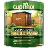 Cuprinol Ultimate Golden cedar Matt Wood preserver 4L