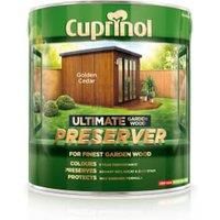 Cuprinol Ultimate Golden oak Matt Wood preserver 4L