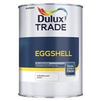 Dulux Retail Quick Dry Eggshell Paint Pure Brilliant White 2.5 Litres / 750ml