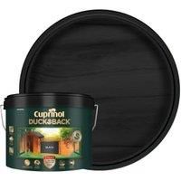 Cuprinol 5 year ducksback Black Matt Fence & shed Wood treatment 9L