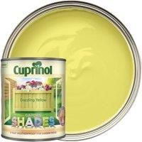 Cuprinol Garden shades Dazzling yellow Matt Wood paint 1