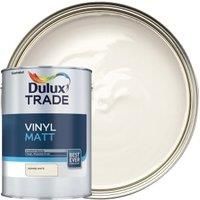 Dulux Trade Jasmine white Vinyl matt Emulsion paint 5L
