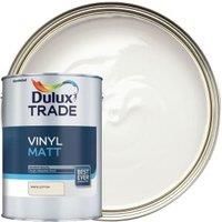 Dulux Trade Vinyl Matt Emulsion Paint - White Cotton 5L