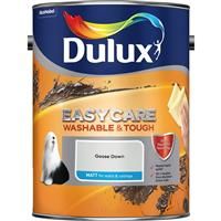 Dulux Easycare Washable & Tough Matt Emulsion Paint For Walls And Ceilings - Goose Down 2.5L