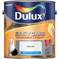 Dulux Easycare White mist Matt Emulsion paint 2.5L