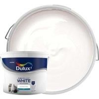 10 LITRES- DULUX WHITE MATT EMULSION PAINT-NEW 