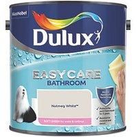 Dulux 5275842 Easycare Bathroom Soft Sheen Emulsion Paint For Walls And Ceilings - Nutmeg White 2. 5 Litres