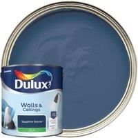 Dulux 5293121 Walls & Ceilings Silk Emulsion Paint, Sapphire Salute