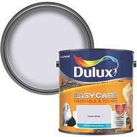 Dulux Easycare Washable & tough Violet white Matt Emulsion paint 2.5L