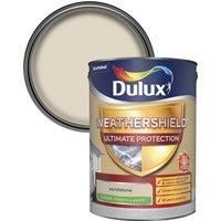 Dulux Weathershield Ultimate protection Sandstone Smooth Matt Masonry paint 5L