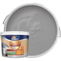 Dulux Weathershield Ultimate protection Concrete grey Smooth Matt Masonry paint 10L