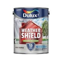Dulux Weathershield Smooth Masonry Paint - Warm Truffle - 5L
