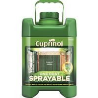 Cuprinol One Coat Sprayable Fence Treatment Forest Green 5 Litre