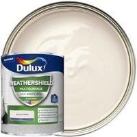 Dulux Weathershield Multi-Surface Quick Dry Satin Paint almond white 750ml