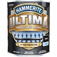 Ultima Metal Paint Smooth Black 750ml