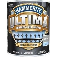 Hammerite Ultima Smooth Metal Paint - 750ml - Light Grey