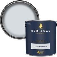 Dulux Heritage Matt Emulsion Paint - Light French Grey - 2.5L