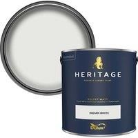 Dulux Heritage Matt Emulsion Paint - Indian White - 2.5L